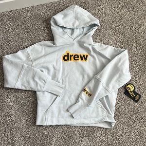 NWT Drew House Distressed Cropped Hoodie